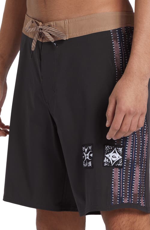 Shop Quiksilver Surfsilk Arch Board Shorts In Tarmac Print