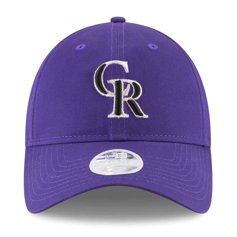 Shop New Era Purple Colorado Rockies Team Logo Core Classic 9twenty Adjustable Hat