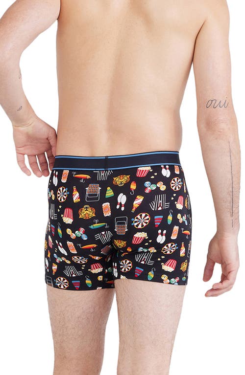 Saxx Relaxed Fit Boxer Briefs In Types Of Stripes-black