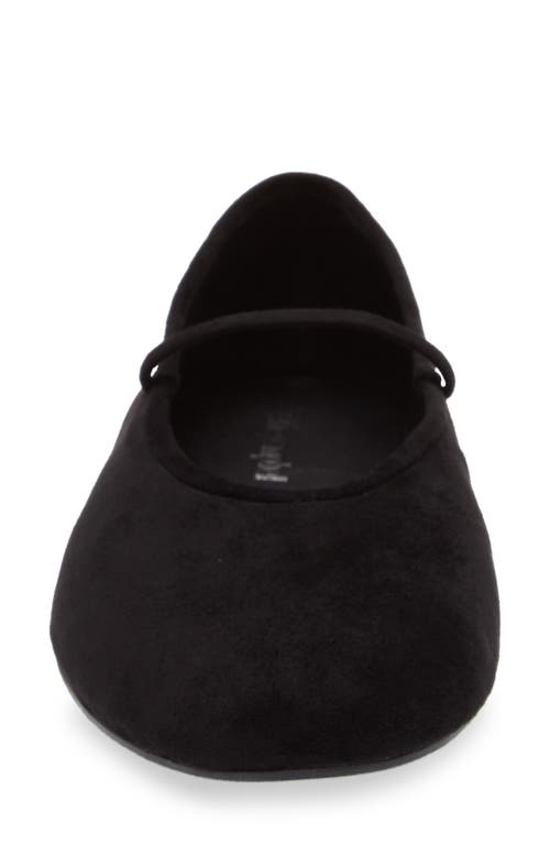 Shop Jeffrey Campbell Dancerina Mary Jane Ballet Flat In Black Suede