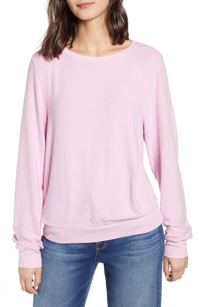 Click to view more detailed imagery on our partner's website Wildfox Baggy Beach Jumper Pullover In Orchid