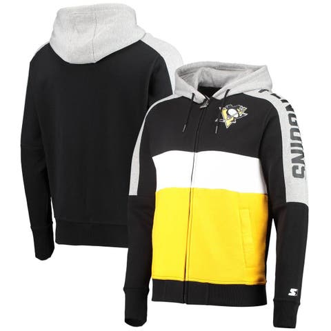 Men's Antigua Gold Pittsburgh Steelers Victory Full-Zip Hoodie 