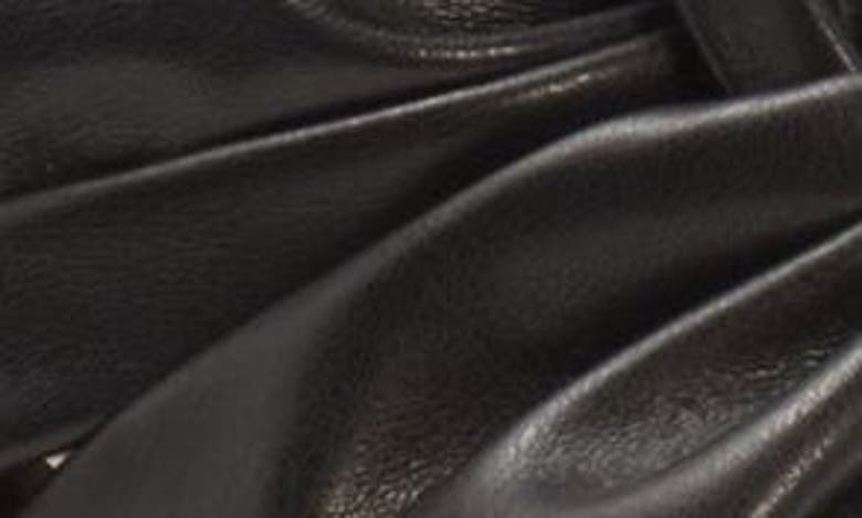 Shop Stella Mccartney Terra Twisted Slide Sandal In 1000 Black