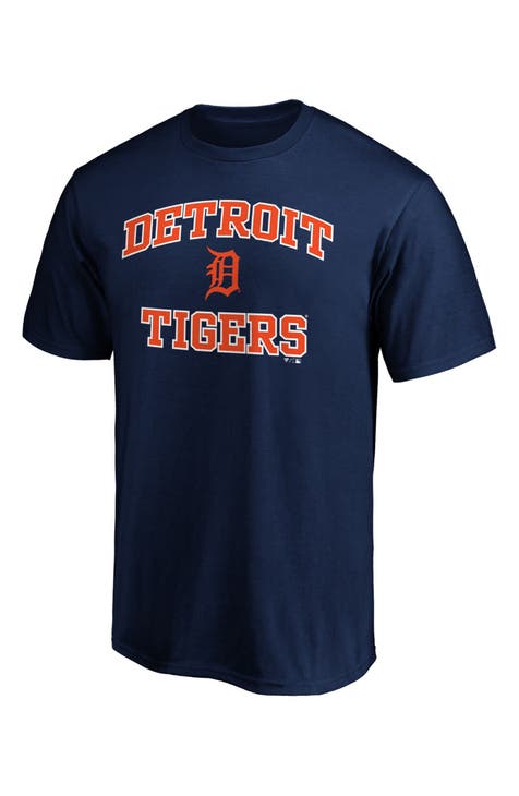 Mens Fanatics Branded Navy Detroit Tigers Heart And Soul T Shirt 