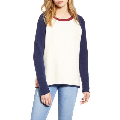Caslon Colorblock Sweater, Beige