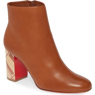 Christian Louboutin Scrunch Bootie, Brown (Nordstrom Exclusive)