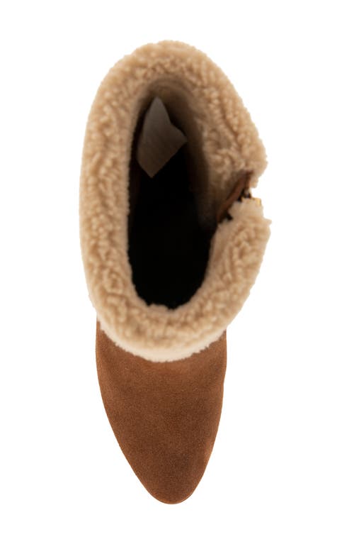 AEROSOLES AEROSOLES MINA FAUX SHEARLING BOOTIE 