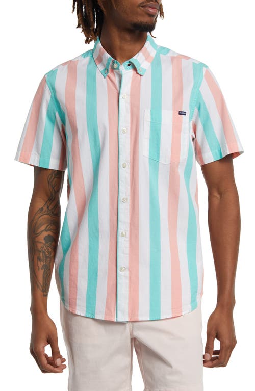 Chubbies Friday Stripe Stretch Button-Down Shirt in The Sweet Stripes