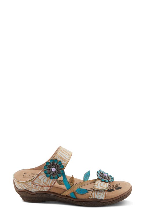 L'artiste By Spring Step Aymee Sandal In Beige Multi