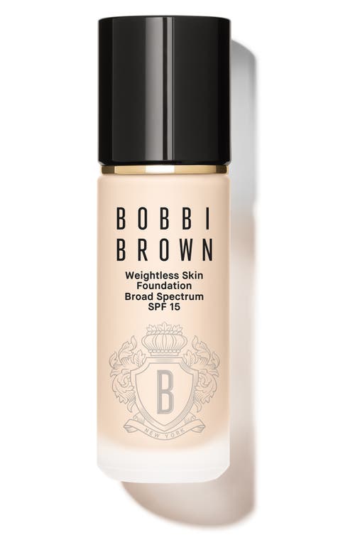 Bobbi Brown Weightless Skin Oil-controlling Foundation Spf 15 With Hyaluronic Acid Neutral Alabaster 1 oz / 30 M In Neutral Alabaster