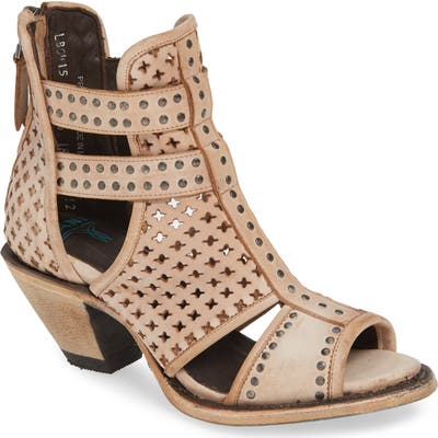 Lane Boots Artesia Perforated Bootie, Pink
