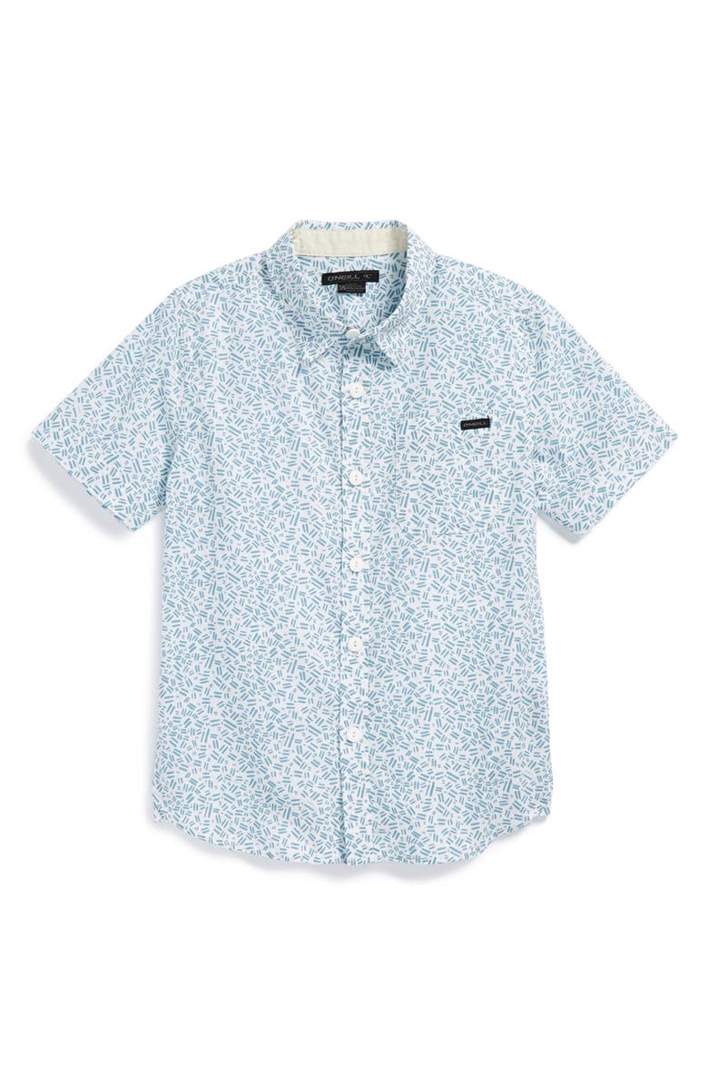 O'Neill 'Scrambled' Short Sleeve Woven Shirt (Little Boys) | Nordstrom