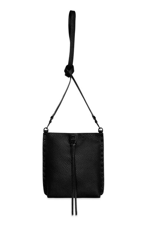 Rebecca Minkoff Darren North/South Leather Crossbody Bag in Black at Nordstrom