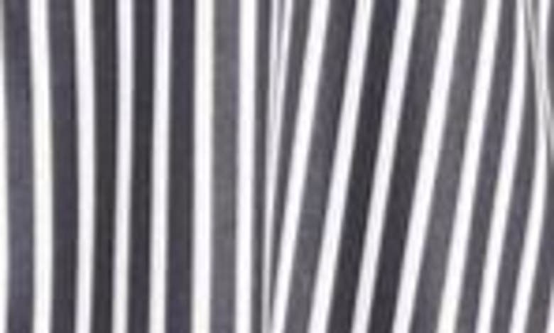 Nordstrom Tiered Shirtdress In Navy- White Samba Stripe
