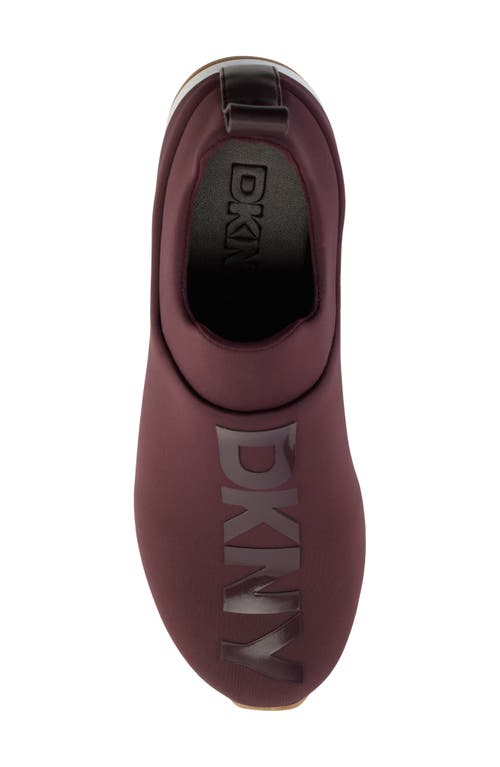 Dkny Jayden Slip-on Sneaker In Dark Cherry