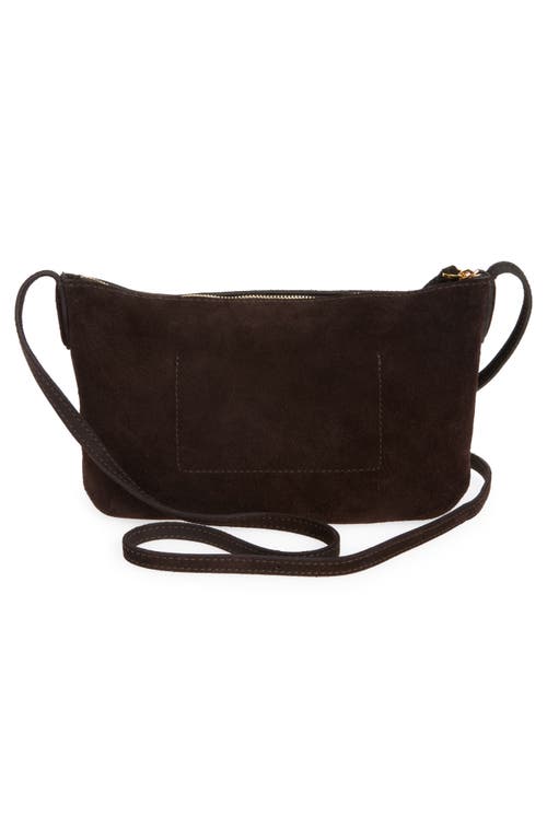 Shop Madewell Mini Crossbody Bag In Dark Carob