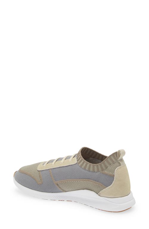 Shop Naot Adonis Slip-on Sneaker In Beige/grey Knit