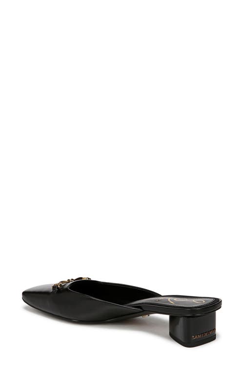 Shop Sam Edelman Ollie Square Toe Bit Mule In Black