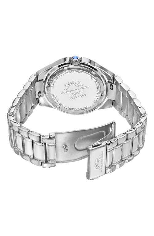 PORSAMO BLEU PORSAMO BLEU GUILIA INTERCHANGEABLE STRAP WATCH, 37MM 