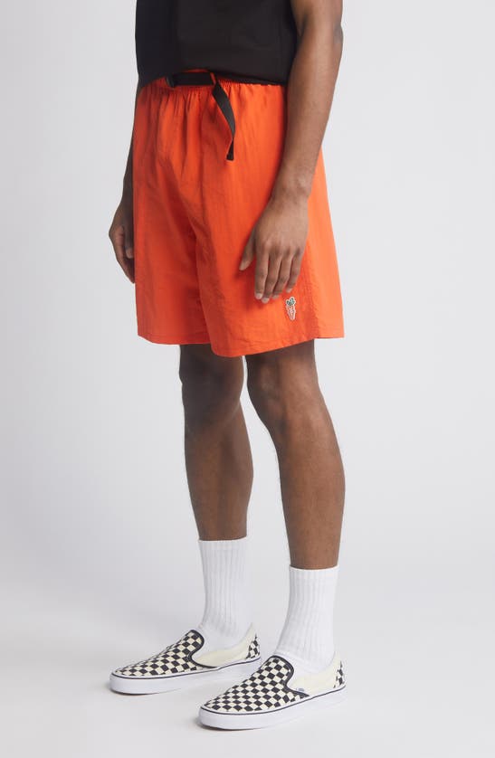 Shop Carrots By Anwar Carrots Stem Nylon Shorts In Orange