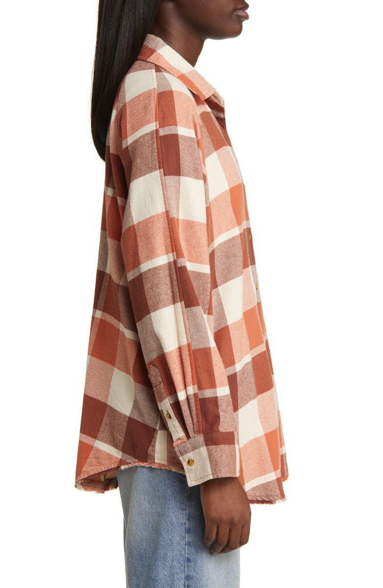 Rip Curl Pacific Dreams Cotton Flannel Shirt, Alternate, color,