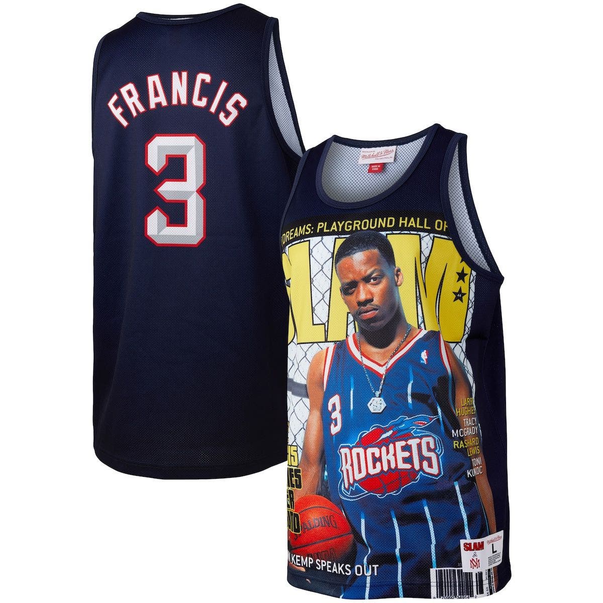 steve francis mitchell and ness