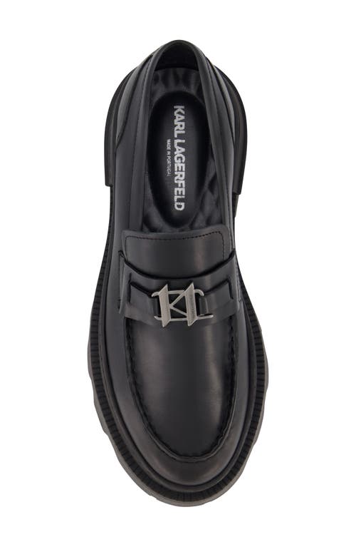 Karl Lagerfeld Bit Loafer In Black