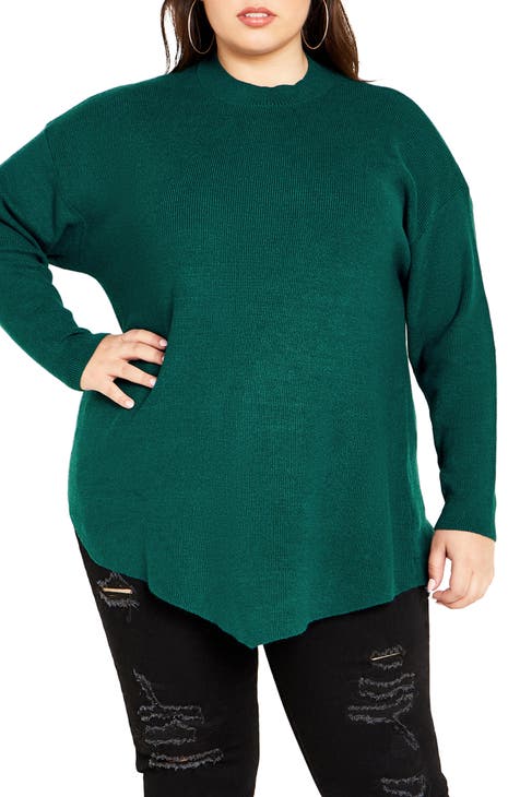 Madison Mock Neck Sweater (Plus)