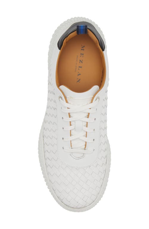 Shop Mezlan Castalla Sneaker In White/black