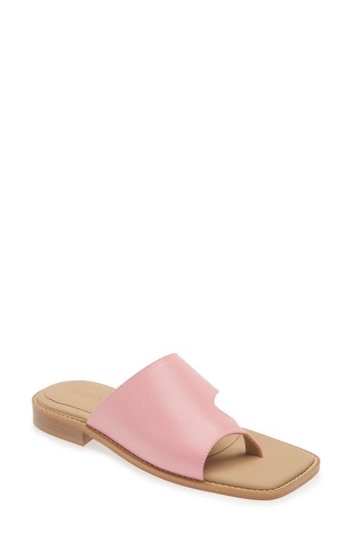 SHEKUDO Amalfi Slide Sandal in Pink 