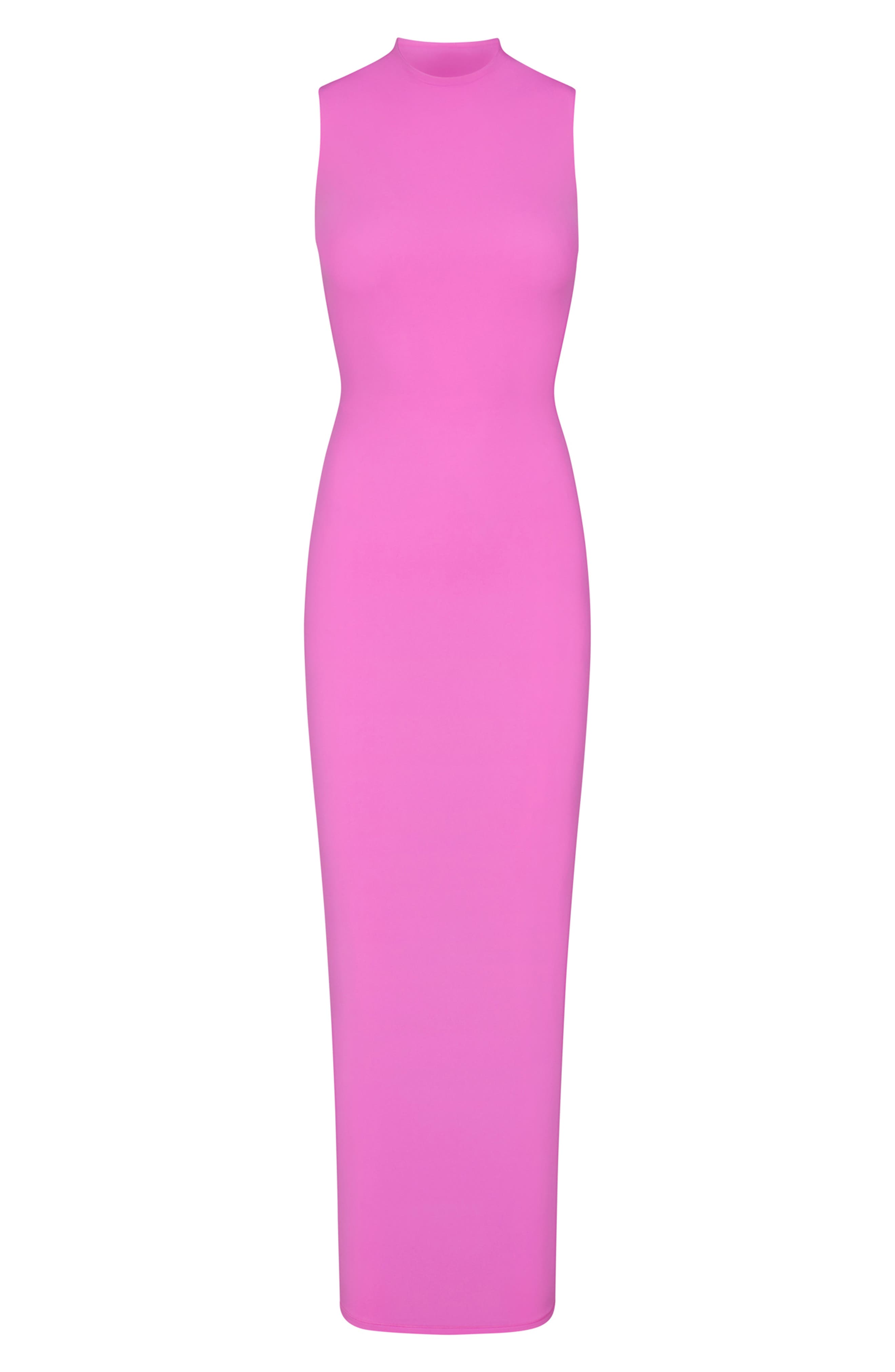 fits everybody sleeveless mock neck dress Oplxuo Ruched Mock Neck Bodycon Dress for Women Elegant Summer Sleeveless Midi Cocktail Party Pencil Dresses, Women's, Size: Small, Beige