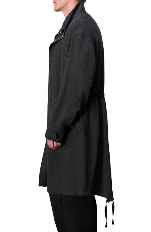 Shop Rag & Bone Falcon Wool & Linen Coat In Black