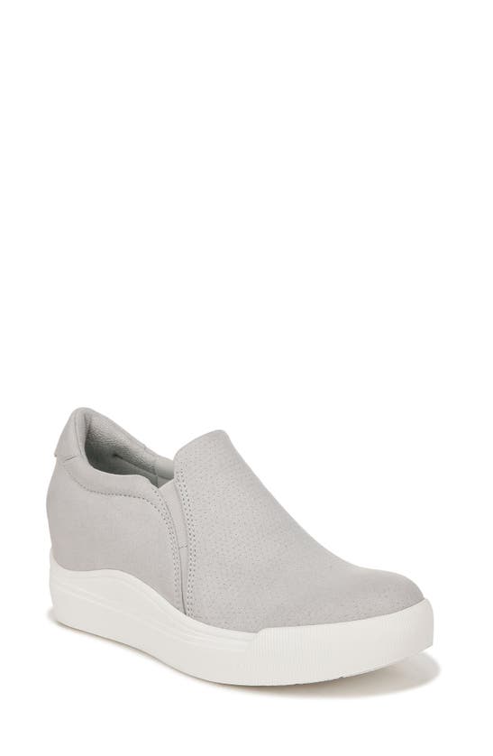 Shop Dr. Scholl's Time Off Wedge Slip-on Sneaker In Grey