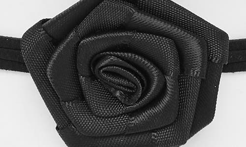 Bp. Rosette Choker In Black