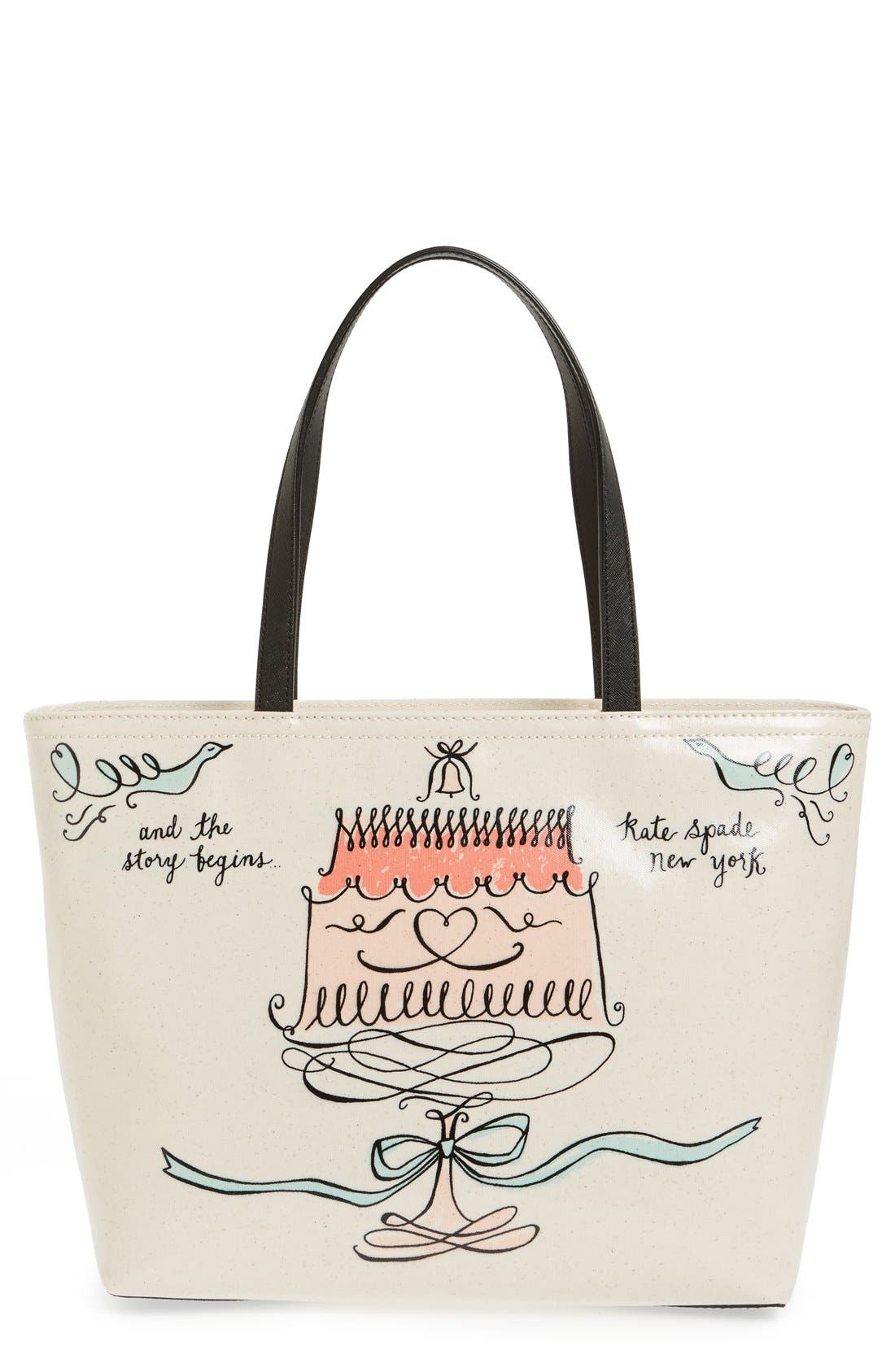kate spade wedding cake purse