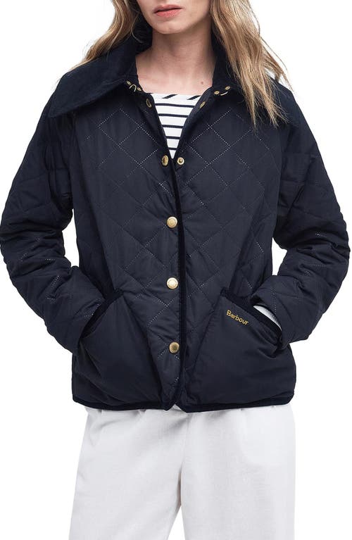 Barbour Gosford Quilted Jacket in Dark Navy at Nordstrom, Size 14 Us