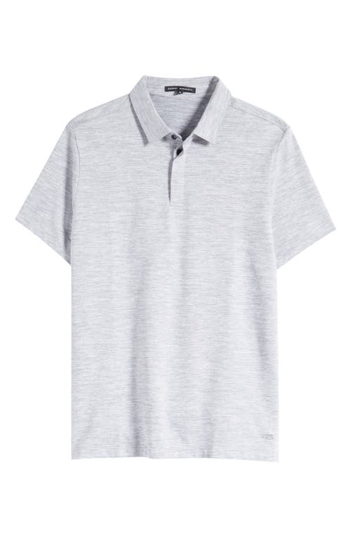 Shop Robert Barakett Payne Space Dye Jacquard Polo In Grey