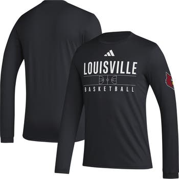 Men's adidas White Louisville Cardinals Replica Basketball Shorts