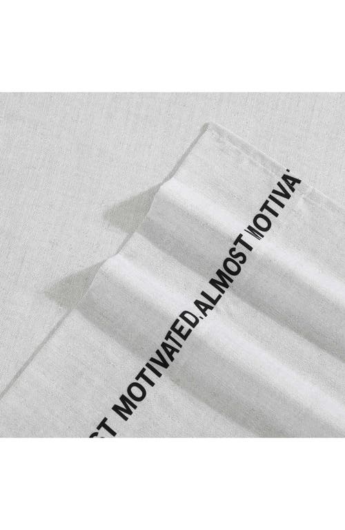 Kenneth Cole New York Almost Motivated Sheet Set In Light Pastel Grey