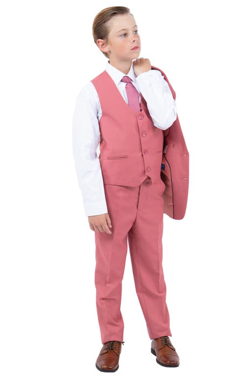 Perry Ellis Kids' Mauve Five-piece Suit In Mauve