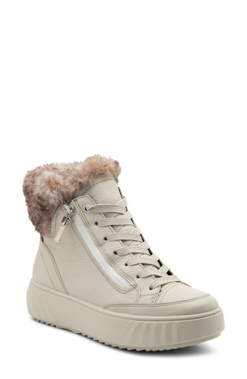 ara Mikayla Faux Fur Lined Lace-Up Boot at Nordstrom