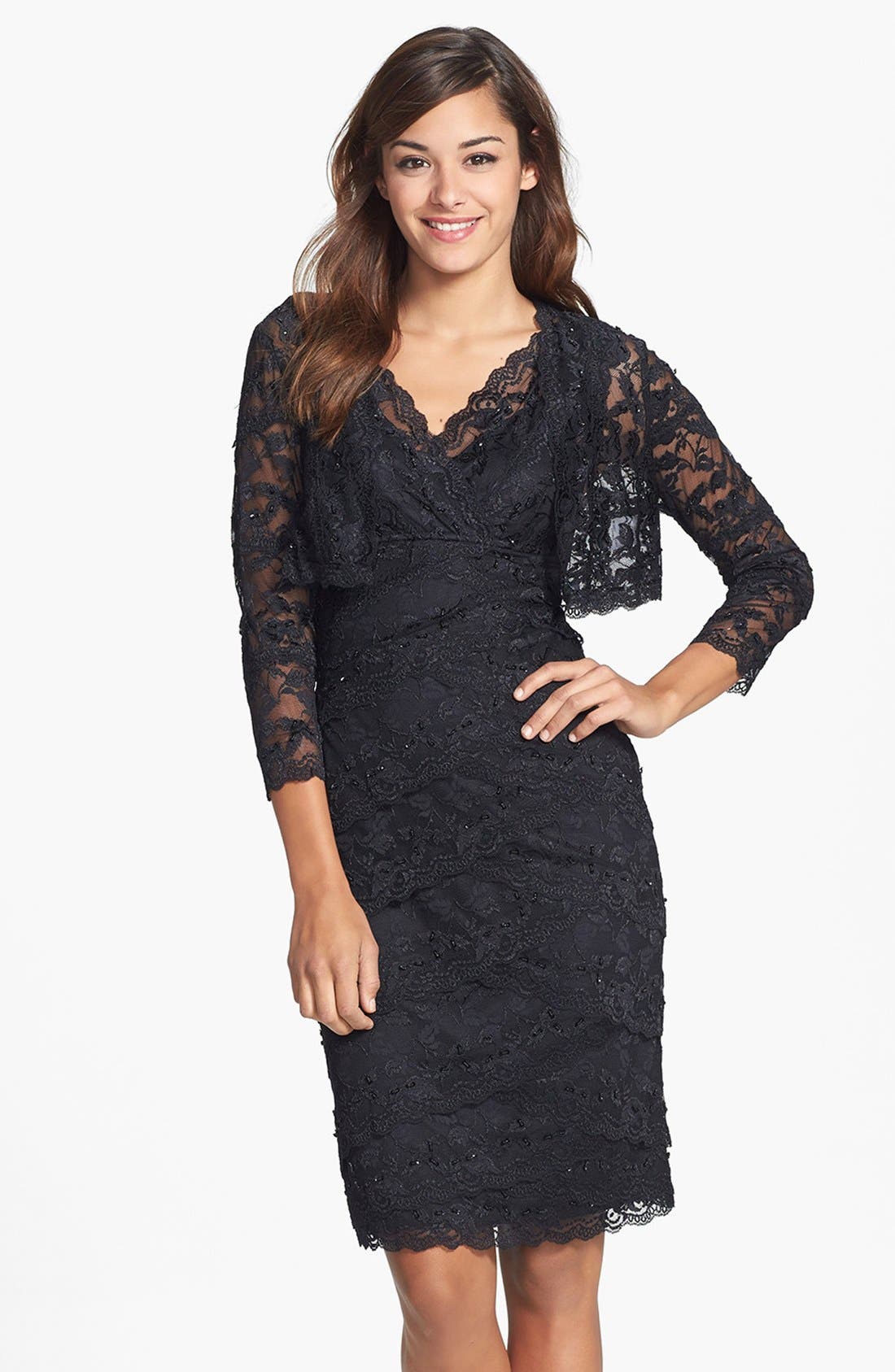 Marina Lace Sheath Dress with Jacket Nordstrom