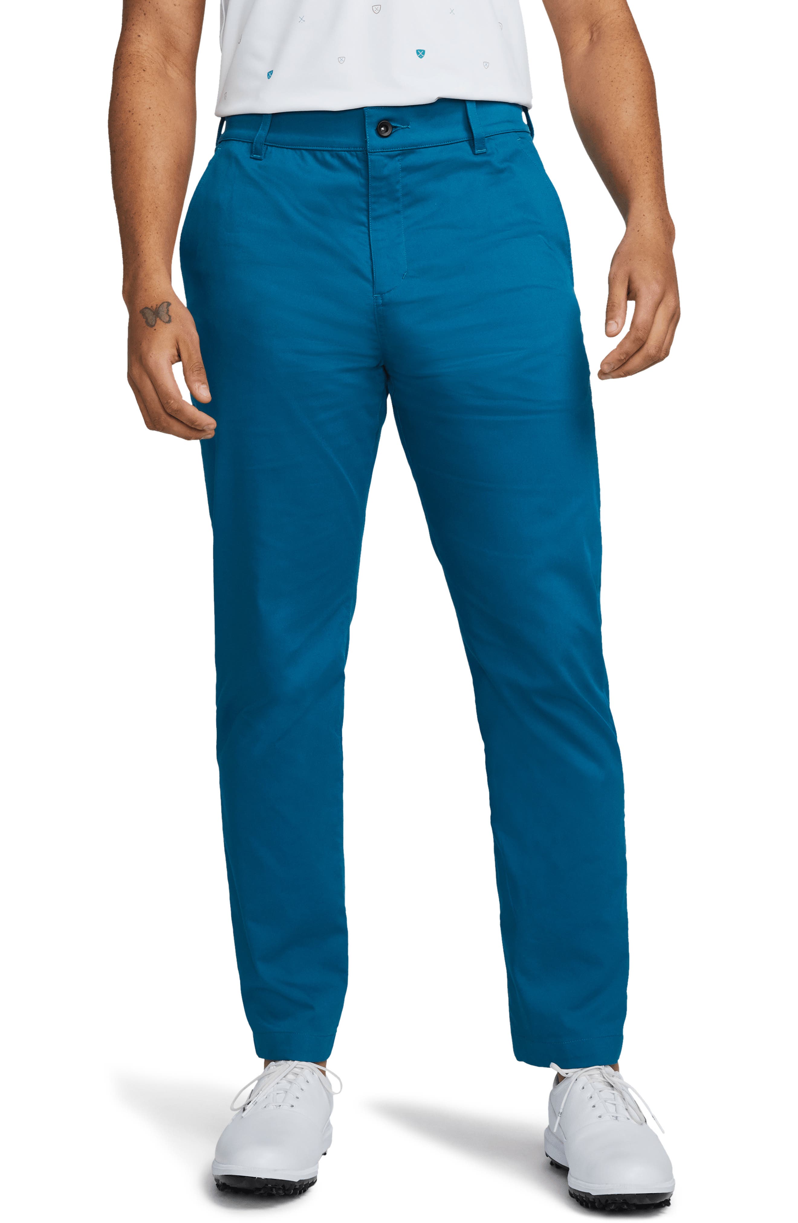 nike light blue golf pants