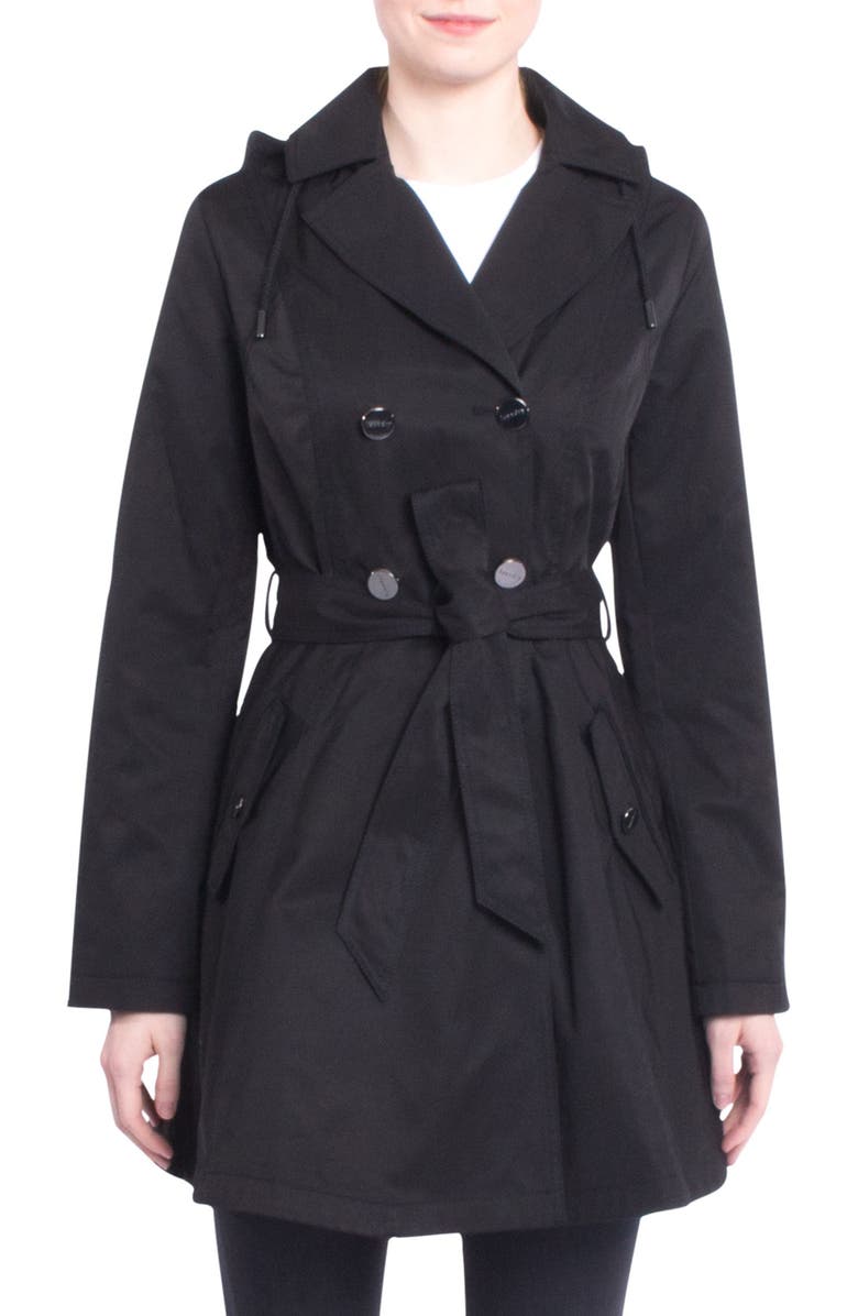 Laundry by Shelli Segal Fit & Flare Trench Coat | Nordstrom