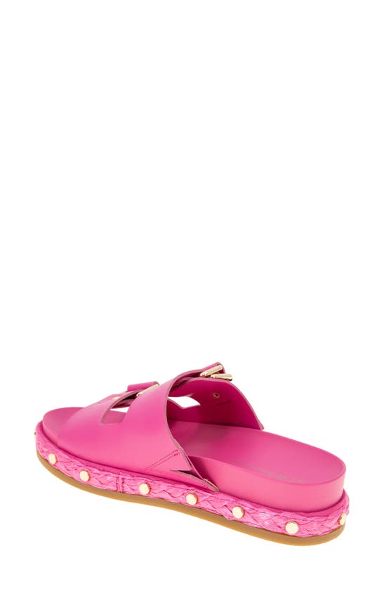 Shop Bcbgeneration Bindie Slide Sandal In Fuchsia