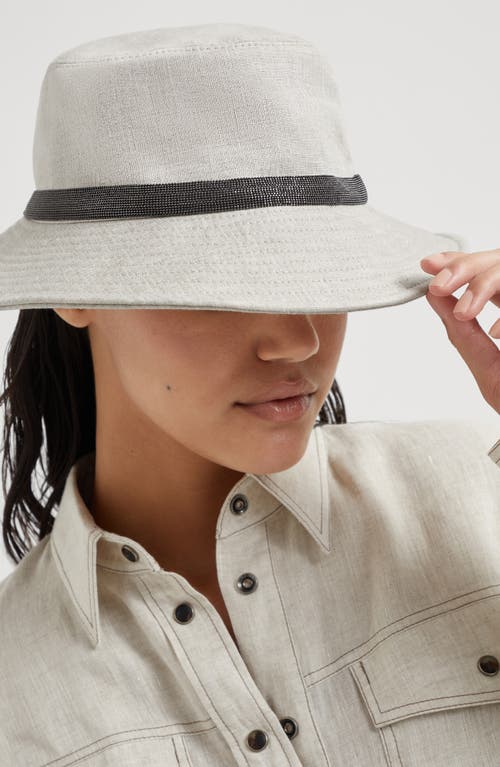 Shop Brunello Cucinelli Bucket Hat In Sand