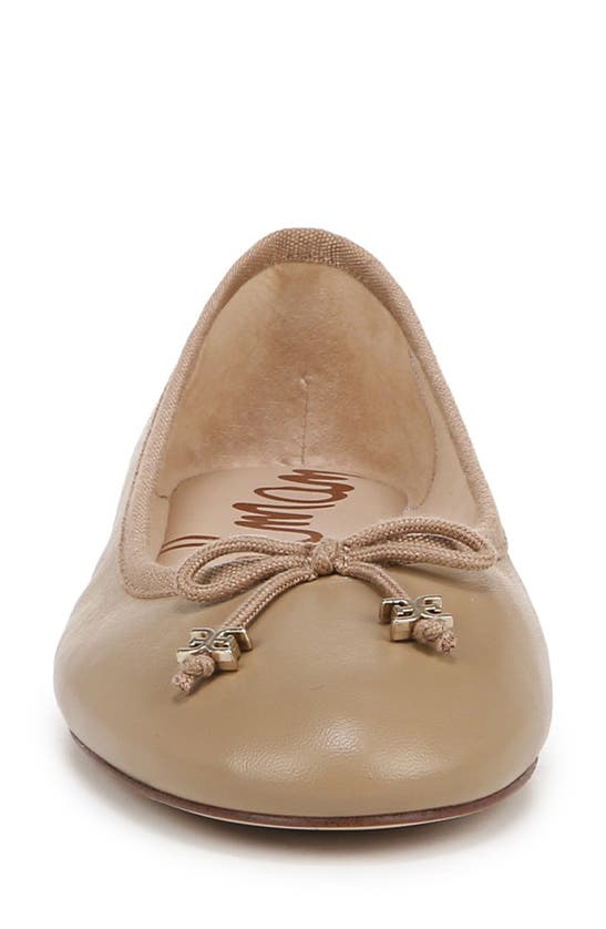 Shop Sam Edelman Flora Ballet Flat In Soft Beige