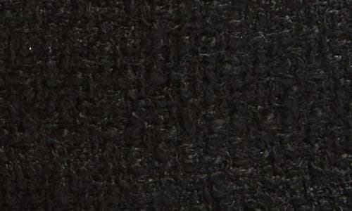 Vince Camuto Nubby Tweed Captain Cap In Black