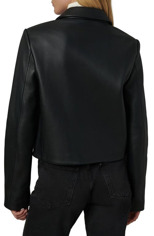 Joe's The Dani Michelle Maren Leather Jacket In Black
