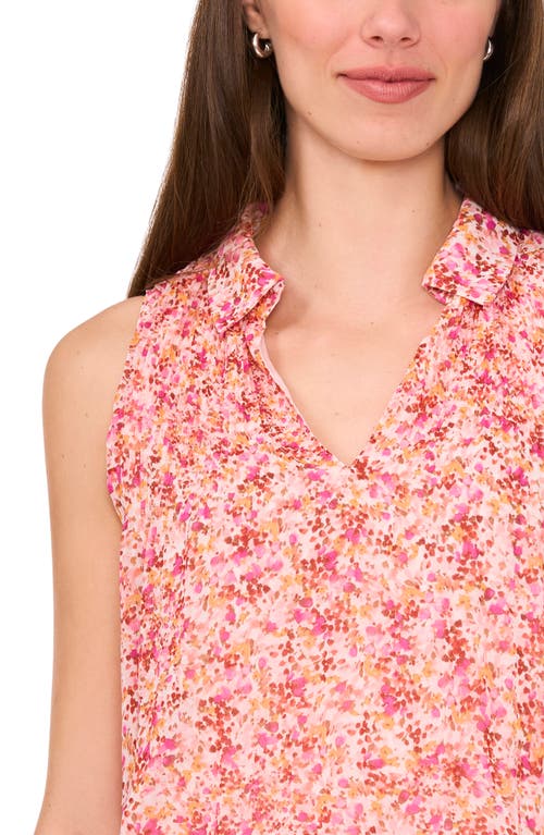 Shop Halogenr Halogen(r) Pleated Chiffon Sleeveless Top In Seashell Pink